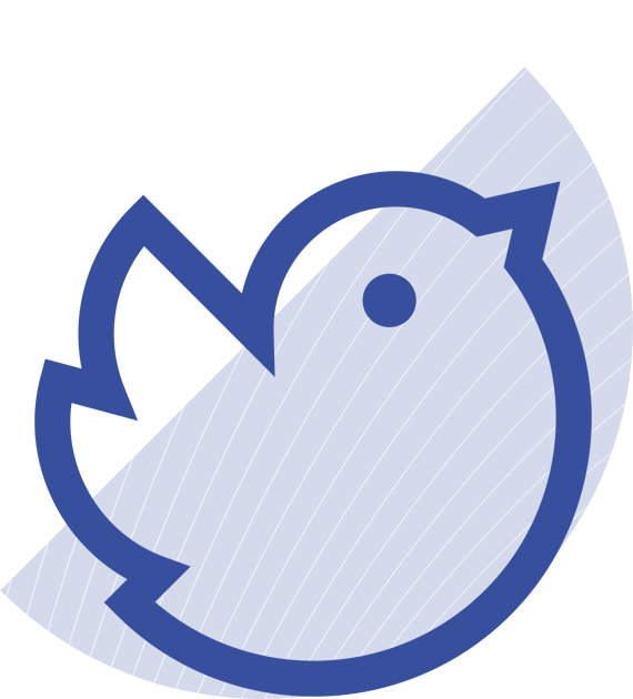 Header vogeltje halve cirkel